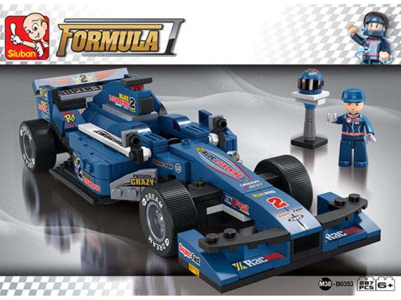 Sluban Blue Lightning Racing Car (M38-B0353)