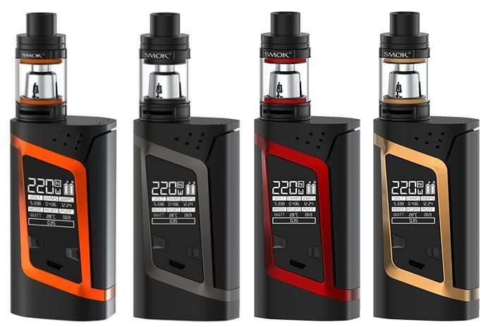 Smok Alien 220W VW Kit - Smok Red + Black