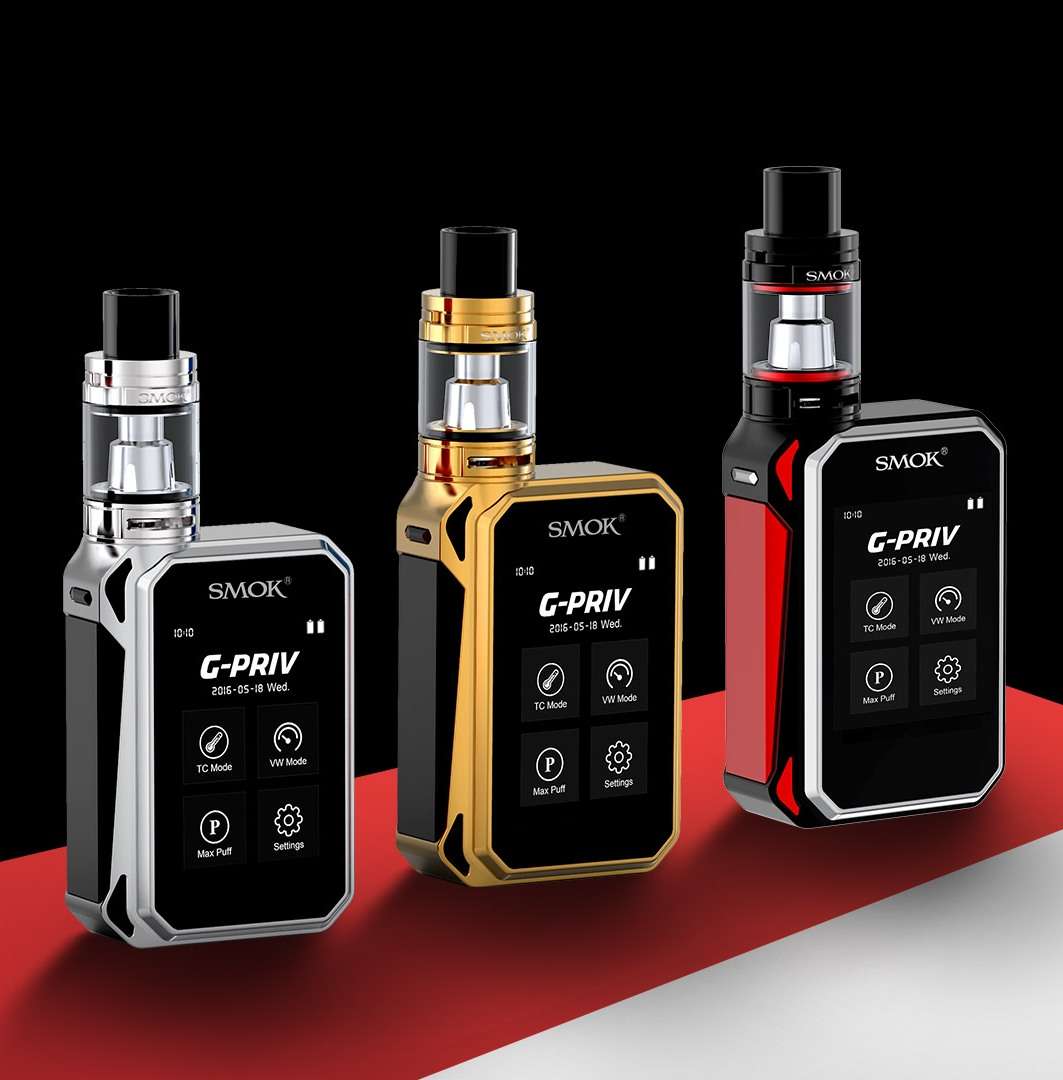 Smok G-Priv 220W VW Touch Kit - Smok Silver + Black