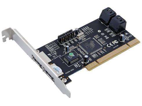 ST Lab PCI SATA 150 Raid Card (4 Channels 4x int ports 2x eSATA)