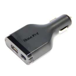 Huntkey 90W 4.61A X-man Car Notebook Charger 5V-2.1A USB
