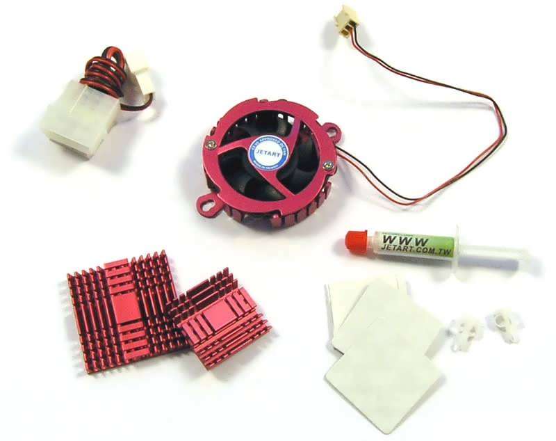 Jetart Chipset Cooling All-In-One North Bridge and Chipset Kit