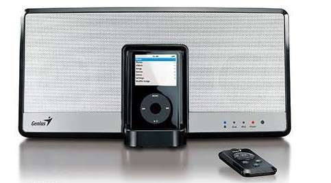 Genius SP-Tempo 350 Docking Station 10 Watt RMS Wireless Remote