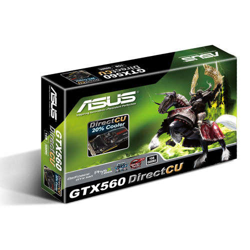 ENGTX560 DC/2DI/1GD5 - Asus Geforce GTX 560 Direct CU 1GB