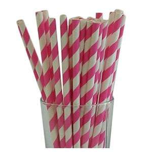 Pink Party Straws (25)