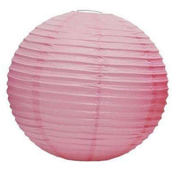 Wired Lantern (20cm)- Baby Pink