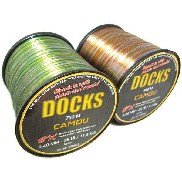 Docks Camou Line Green 10lb 1870m - Docks