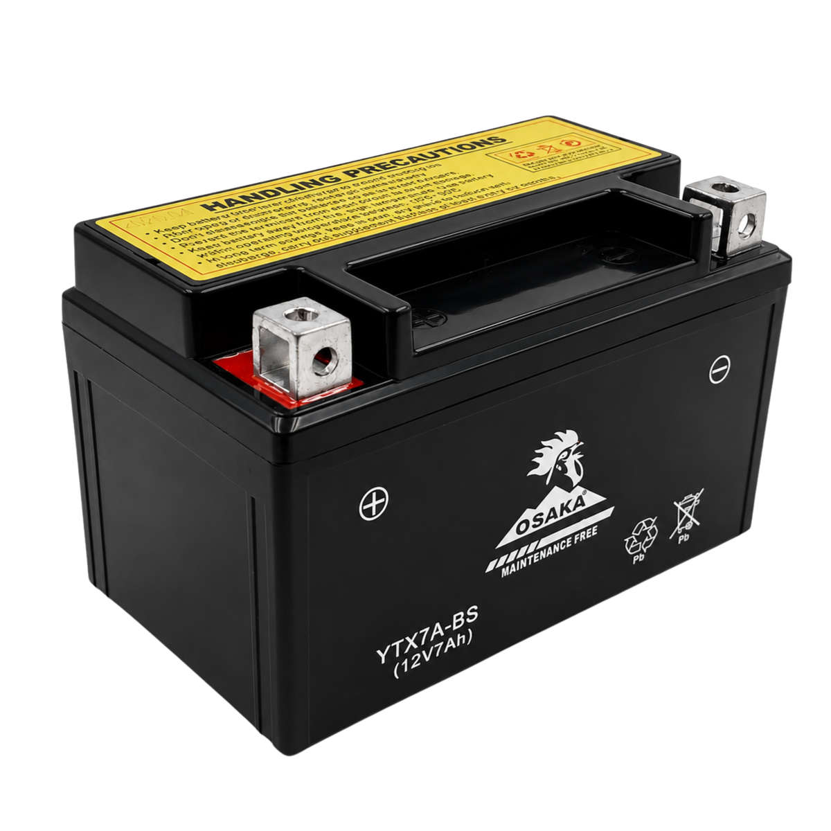 BV018 Osaka - Battery Motorcycle. Power Sport Maintenance Free 12 Volt 7Ah