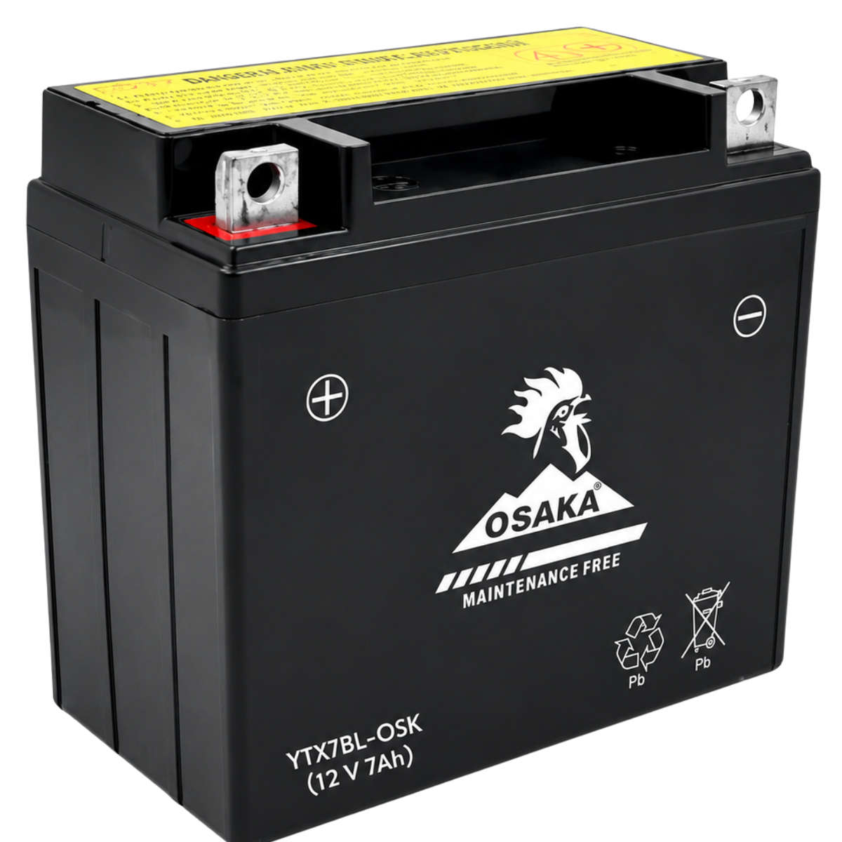 BV022 Osaka - Battery Motorcycle. Power Sport. Maintenance Free 12 Volt 7Ah.