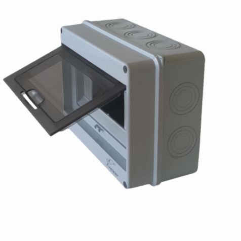 SJ097E FS Enclosure - IP65 Surface Mount  8 Way Din Rail DB Box