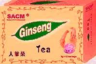 Herbal tea ginseng