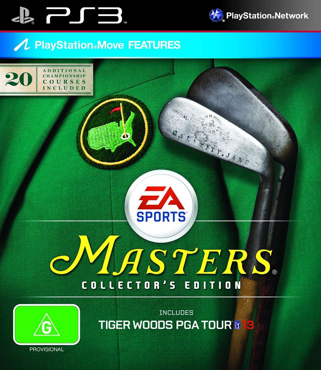 PS3 TIGER WOODS PGA TOUR 13 THE MASTERS COLLECTORS EDITION / BID TO WIN