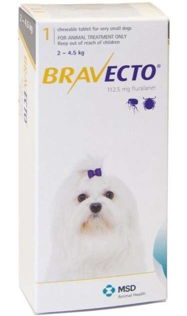 Bravecto for Miniature Dogs (2-4.5kg)