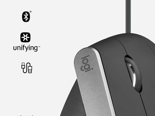 Logitech - MX Vertical Advanced Ergonomic Mouse