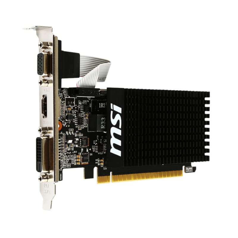 MSI NVIDIA Geforce GT 710 2GB GDDR3 Graphics Card