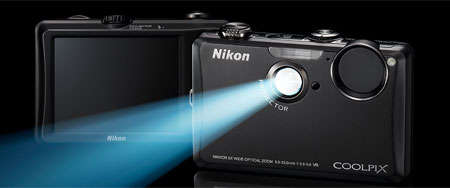 14MP Nikon S1100pj (New Demo) - Built in Projector - 3.0" Touch Screen - Remote Control *Local Stock