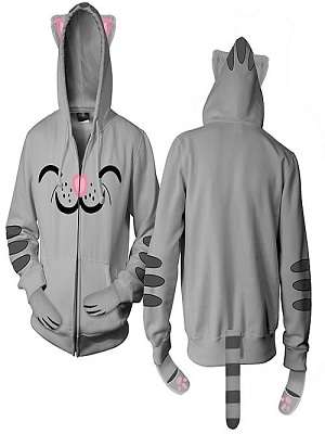Big Bang Theory Kitty Hooded Sweatshirt (Mens Sizes)