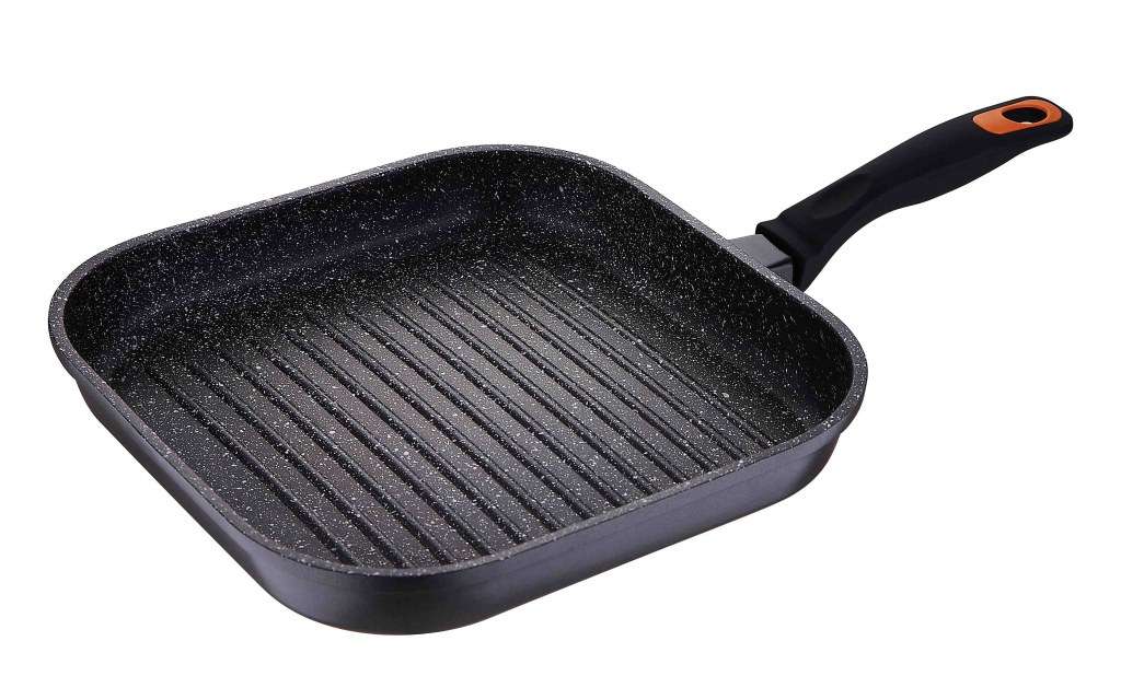 Blaumann (Hungary) 28-cm Marble Coating Grill Pan (Black Diamond Line)