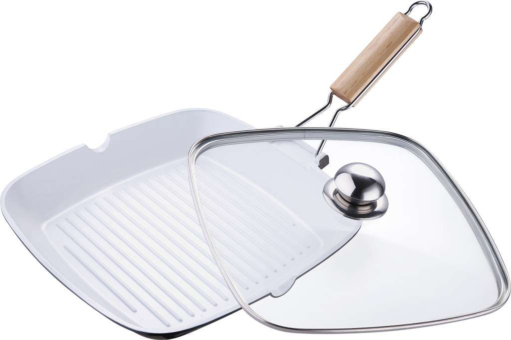 **** R1499 **** 100% AUTHENTIC *** Swiss Hufeisen Grill Pan in Ceramic Coating ***