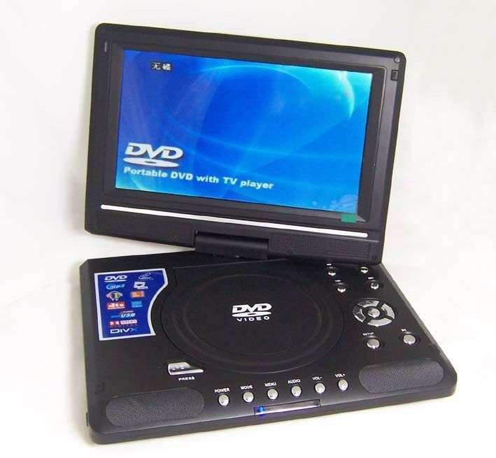 7.8" Portable TV DVD Player