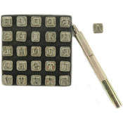 Leather Factory Easy-To-Do Series Stamp Set; Fancy Alphabet 3/8