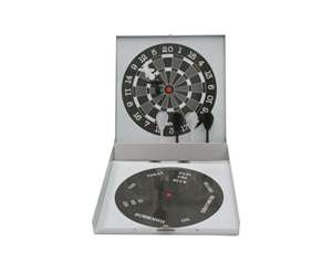 Aluminium magnetic dart set with hook for wall mounting