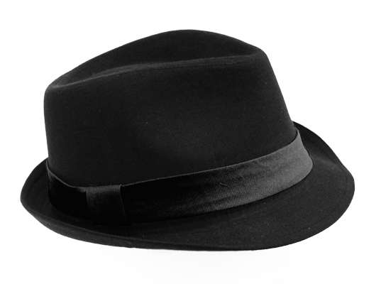Fedora Hat - black