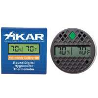 Hygrometer - Xikar Digital With Thermometer - Round