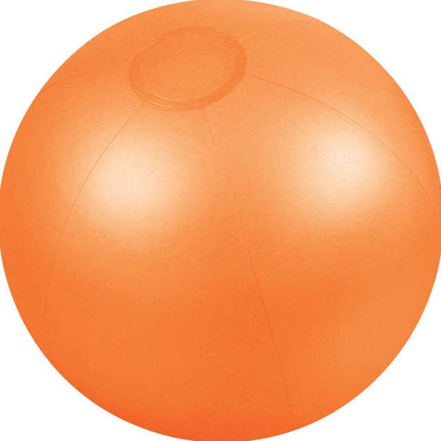 Monocolour beach ball - orange (51029)