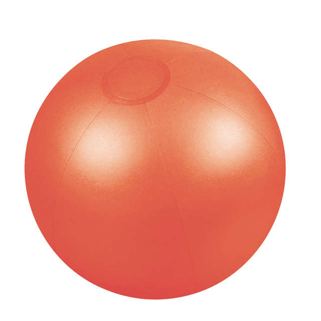 Monocolour beach ball - red (51029)