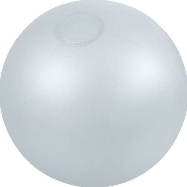 Monocolour beach ball - white (51029)