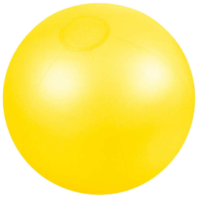 Monocolour beach ball - yellow (51029)