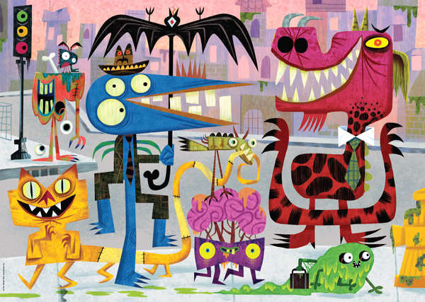 Monstertown (1000pc Puzzle)