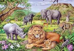 Saharan animal gathering (100pc Puzzle)