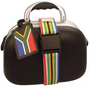 SA luggage tag and strap set