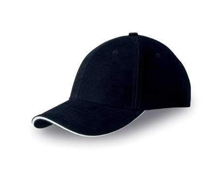 Slazenger 6 Panel Sandwich Cap - black (Cap-808)