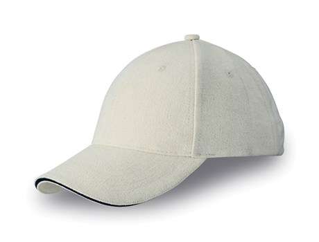 Slazenger 6 Panel Sandwich Cap - natural (Cap-808)