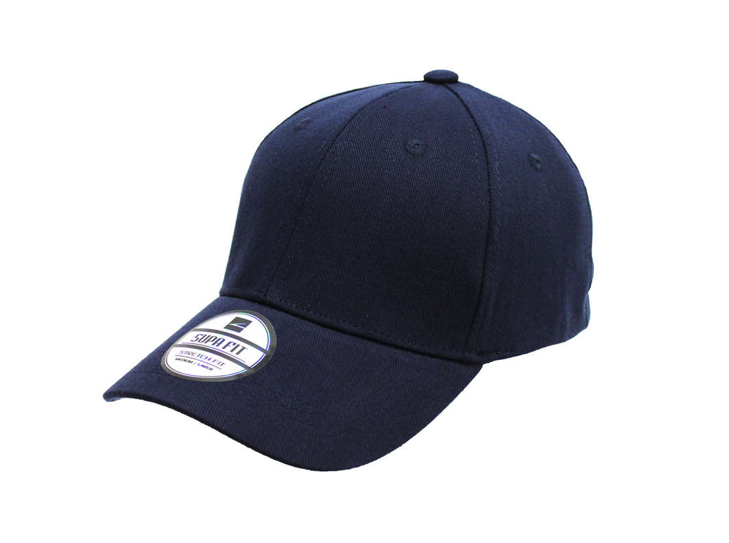 Supa Fit 6 Panel Cap - navy