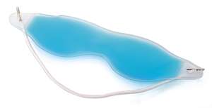 Transparent liquid eye mask