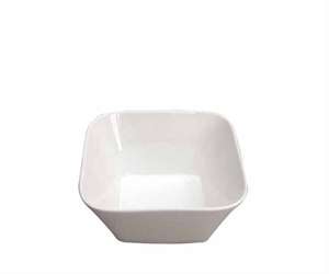 White fine porcelain soup bowl