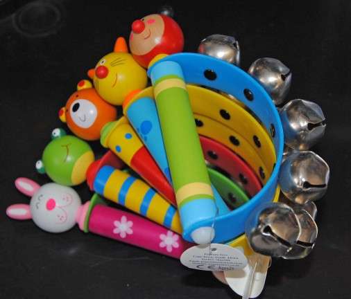 Wooden Animal Bell ring