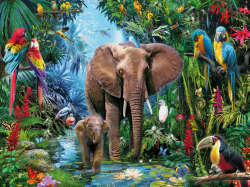 Jungle Elephant (1000pc Puzzle)