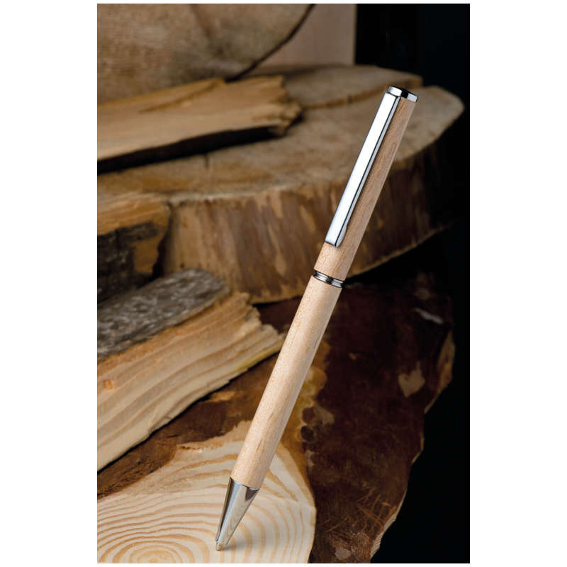Wooden ball pen (11892)