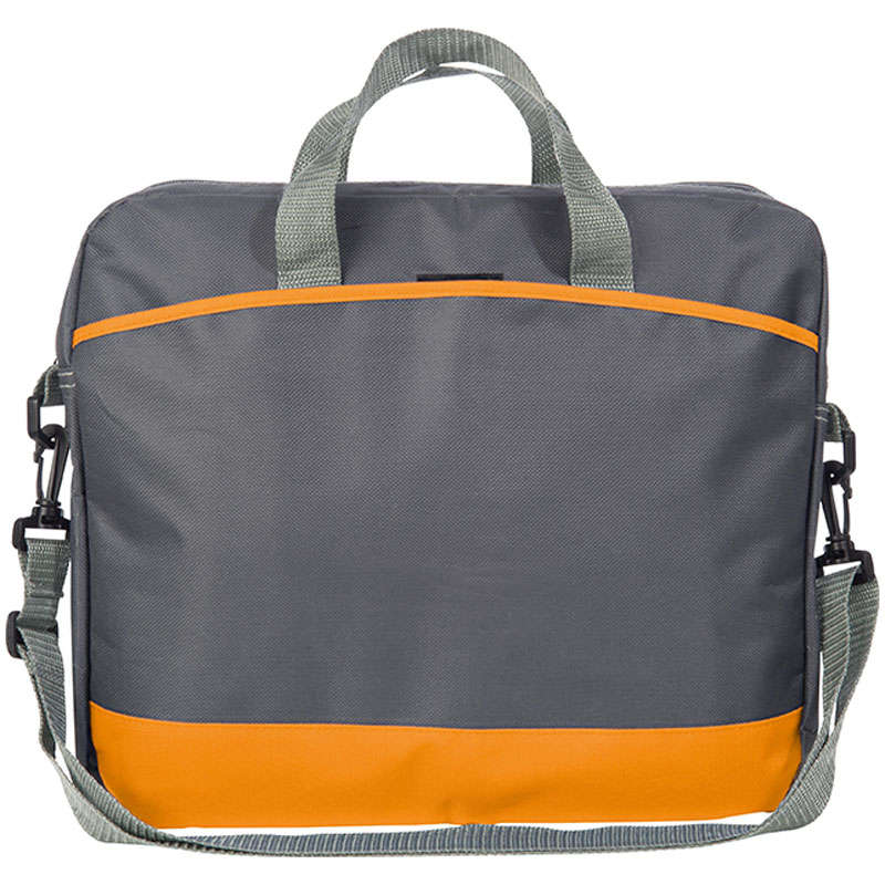 600D Polyester shoulder bag - orange (60055)