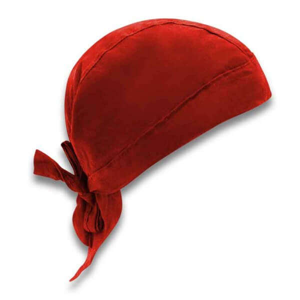 Panelled Bandana - red