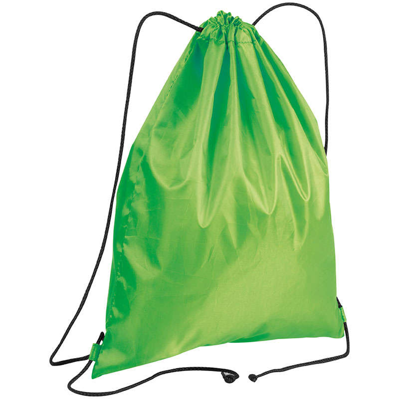 Polyester drawstring bag - green (68515)