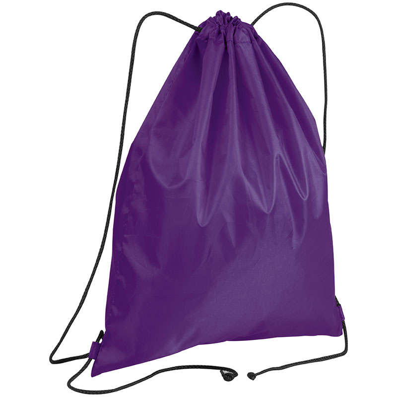 Polyester drawstring bag - purple (68515)
