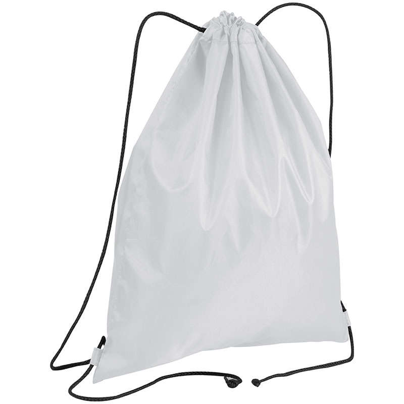 Polyester drawstring bag - white (68515)