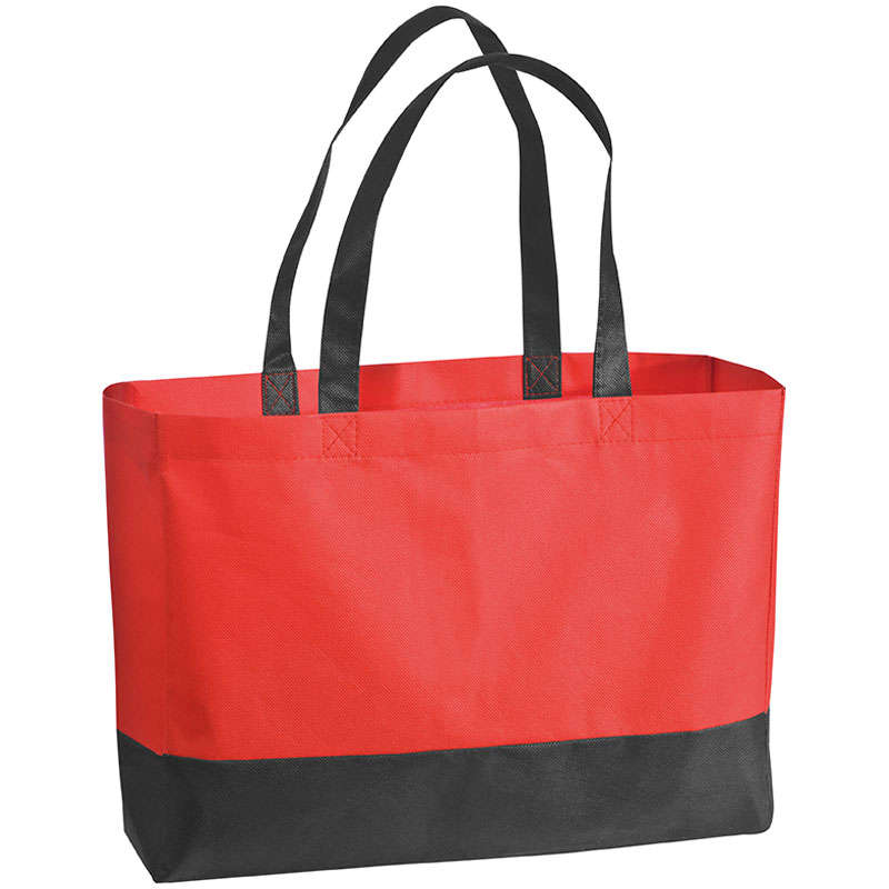 Non-woven shopper/beach bag - red (60094)