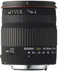 Sigma 18-200mm f/3.5-6.3 DC  Zoom Lens for Canon Digital